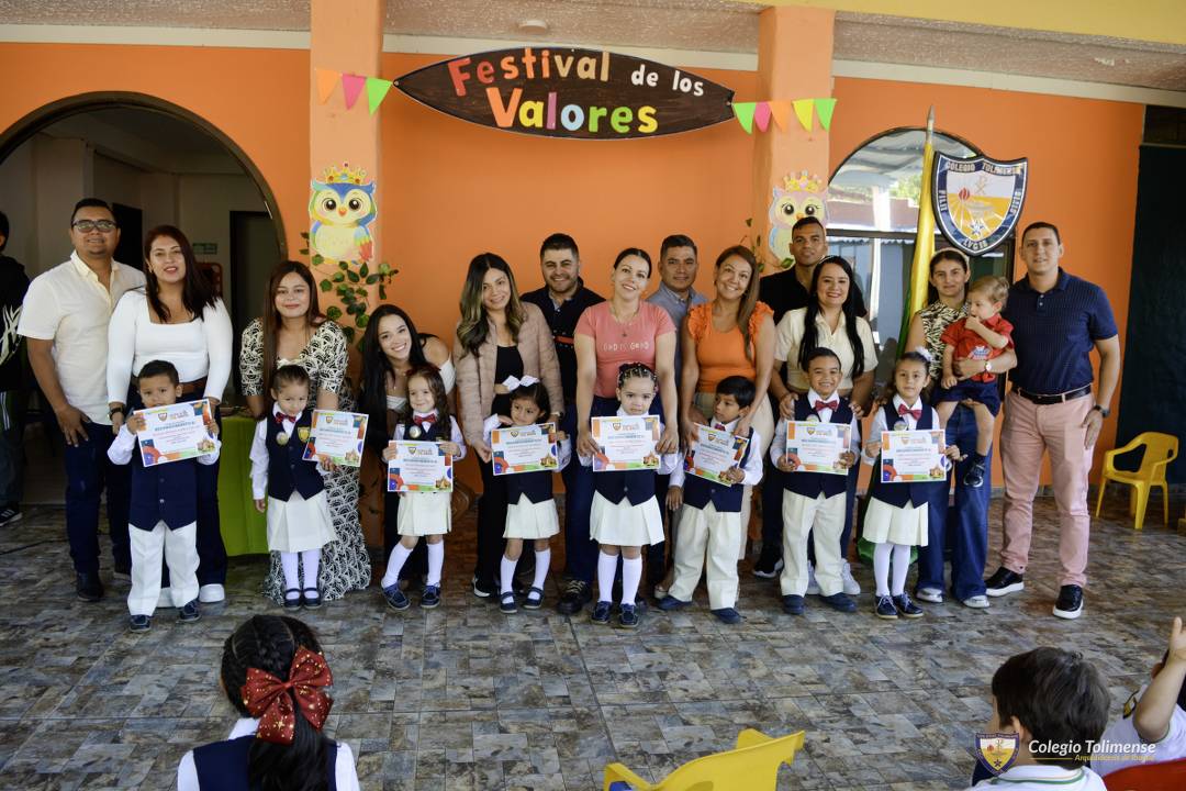  FESTIVAL DE LOS VALORES PREESCOLAR colegio tolimense