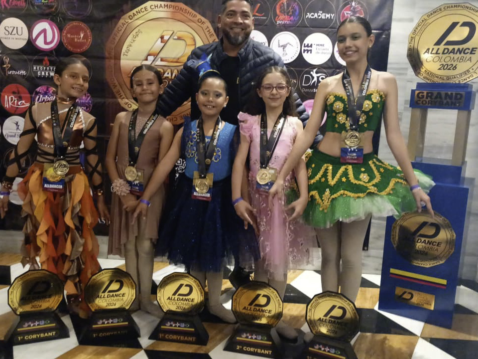 ¡NUESTROS TALENTOS BRILLARON EN ALL DANCE COLOMBIA! colegio tolimense